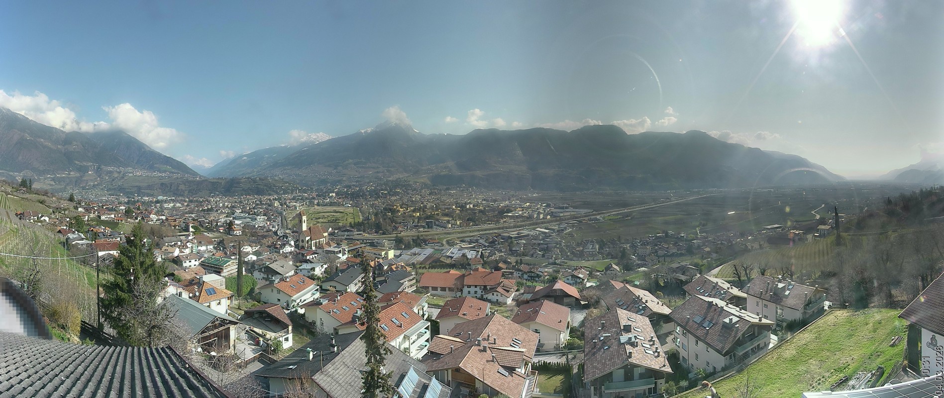 Archiv Foto Webcam Marling - Panorama