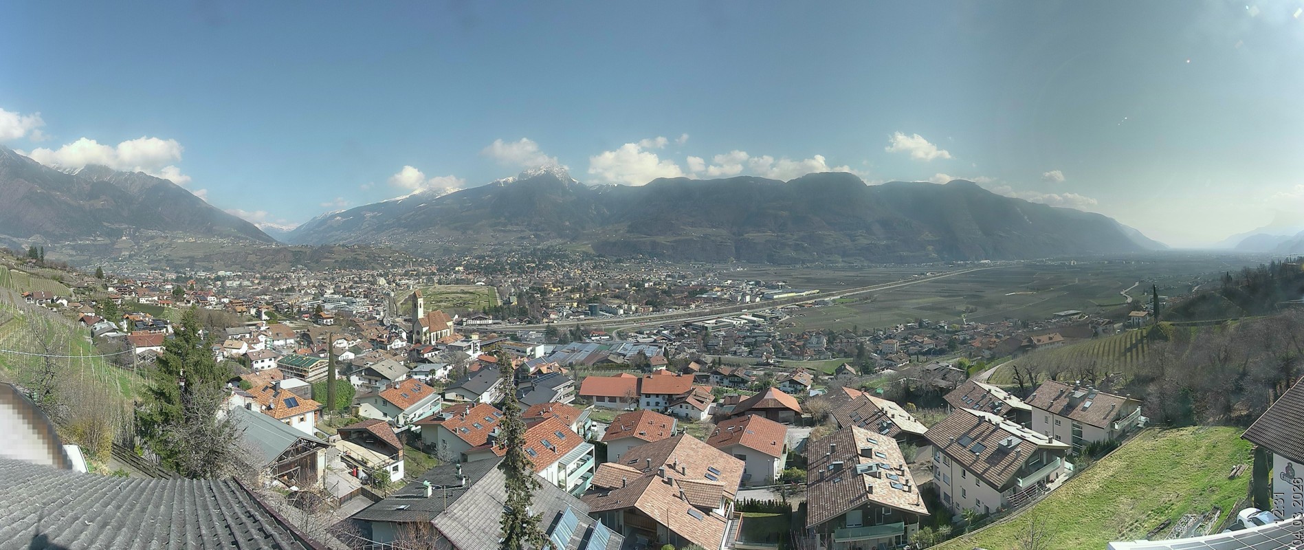 Archiv Foto Webcam Marling - Panorama