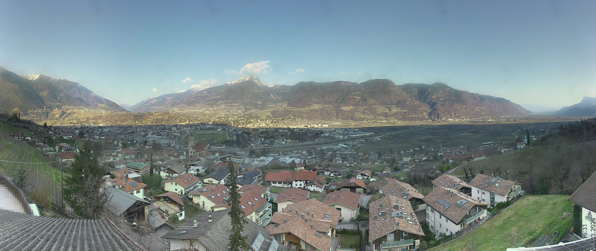 Archiv Foto Webcam Marling - Panorama