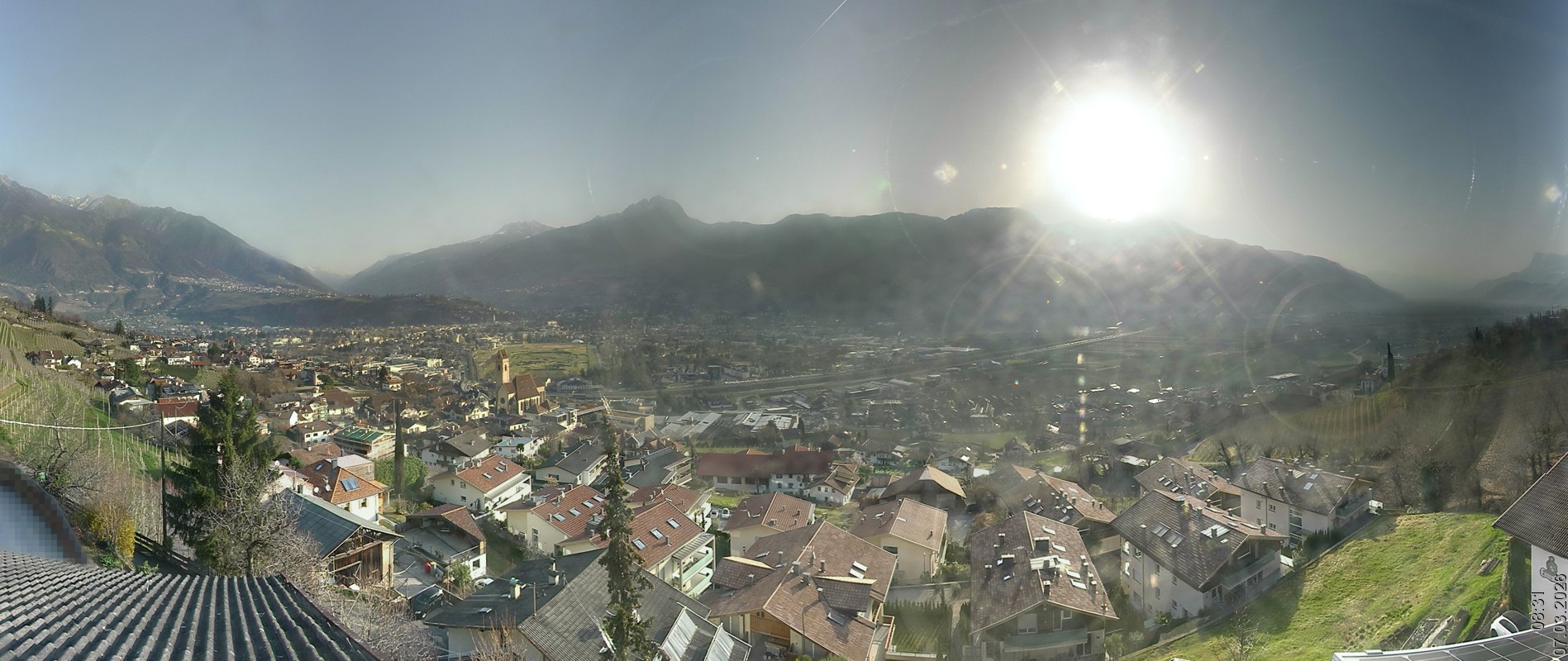 Archiv Foto Webcam Marling - Panorama