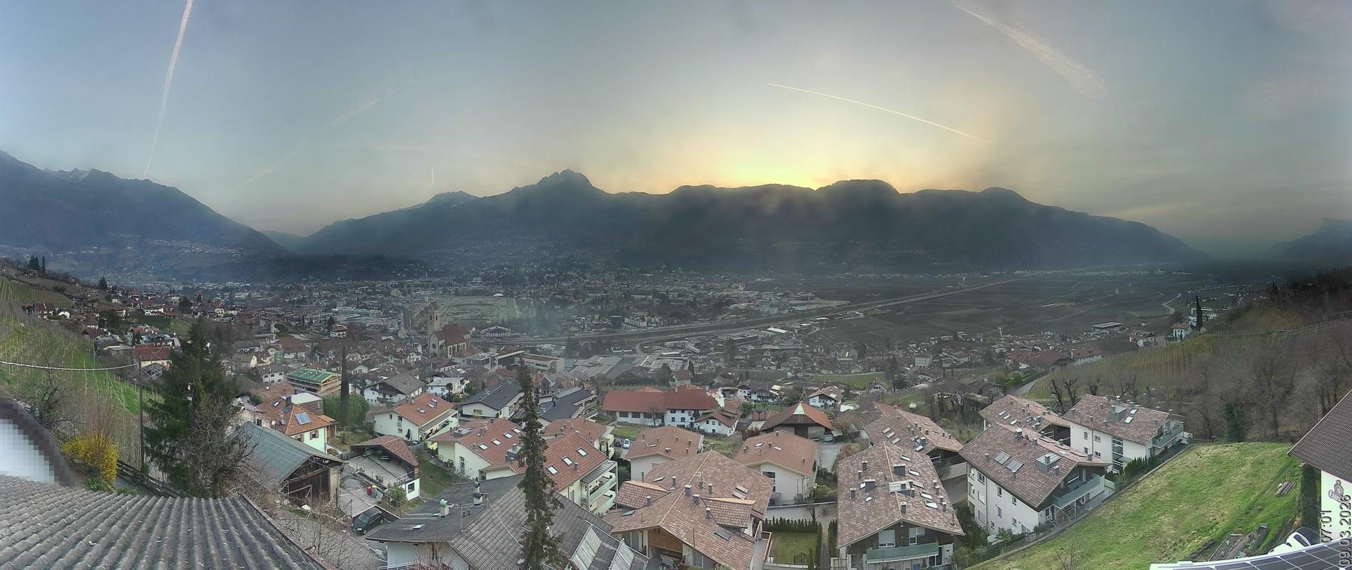 Archiv Foto Webcam Marling - Panorama