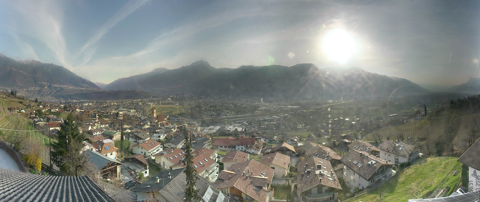 Archiv Foto Webcam Marling - Panorama