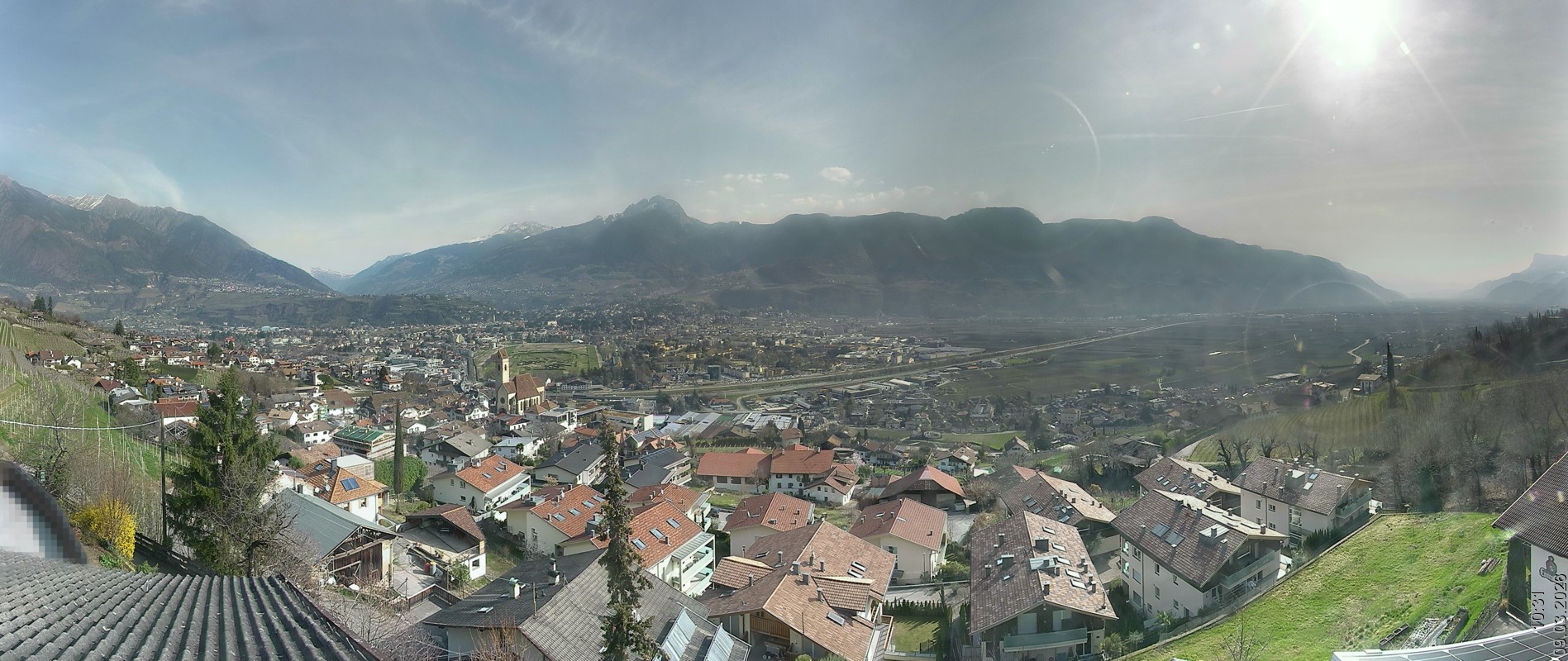 Archiv Foto Webcam Marling - Panorama