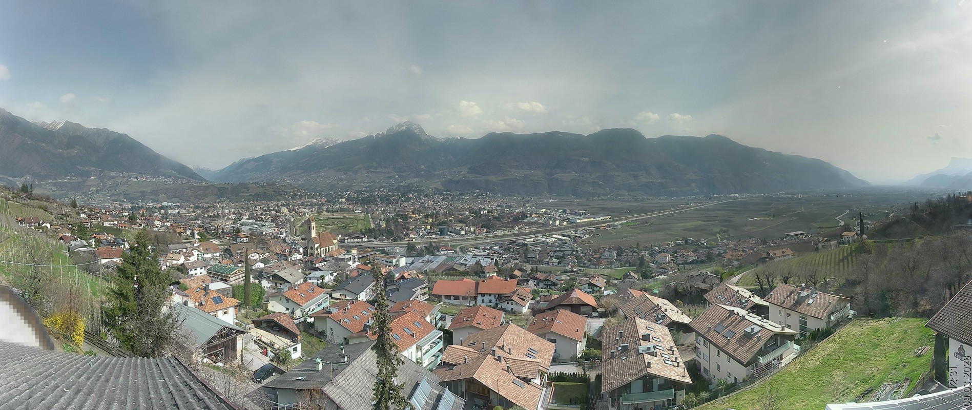 Archiv Foto Webcam Marling - Panorama