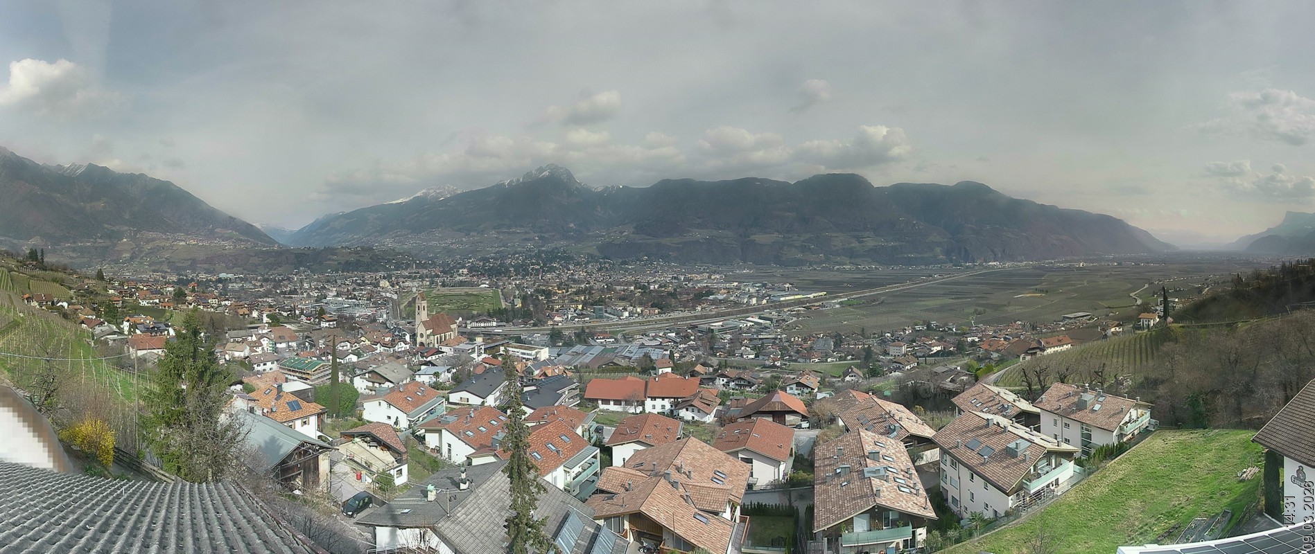 Archiv Foto Webcam Marling - Panorama