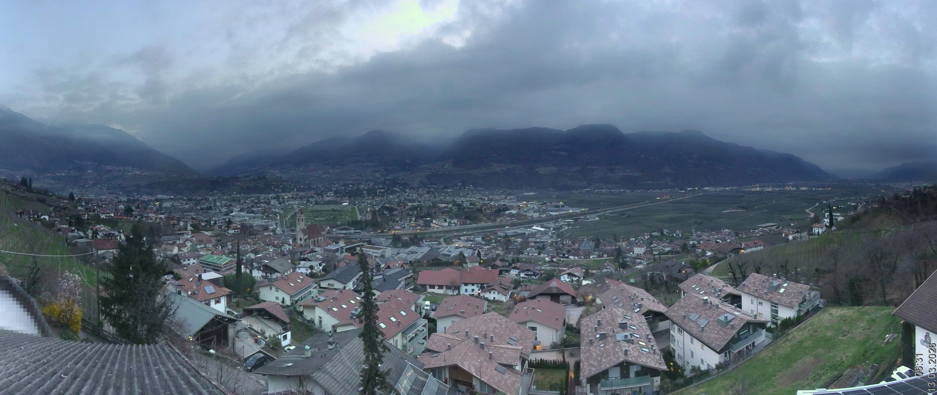 Archiv Foto Webcam Marling - Panorama