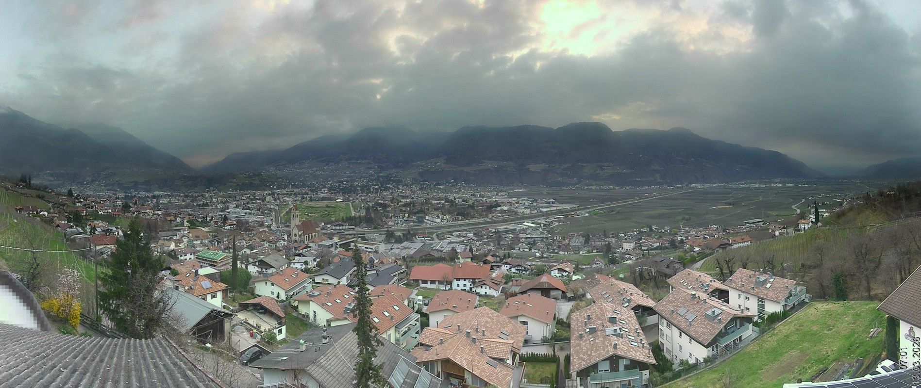 Archiv Foto Webcam Marling - Panorama