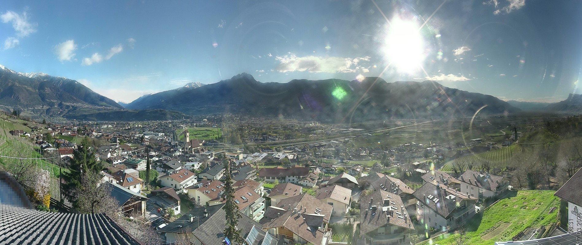 Archiv Foto Webcam Marling - Panorama