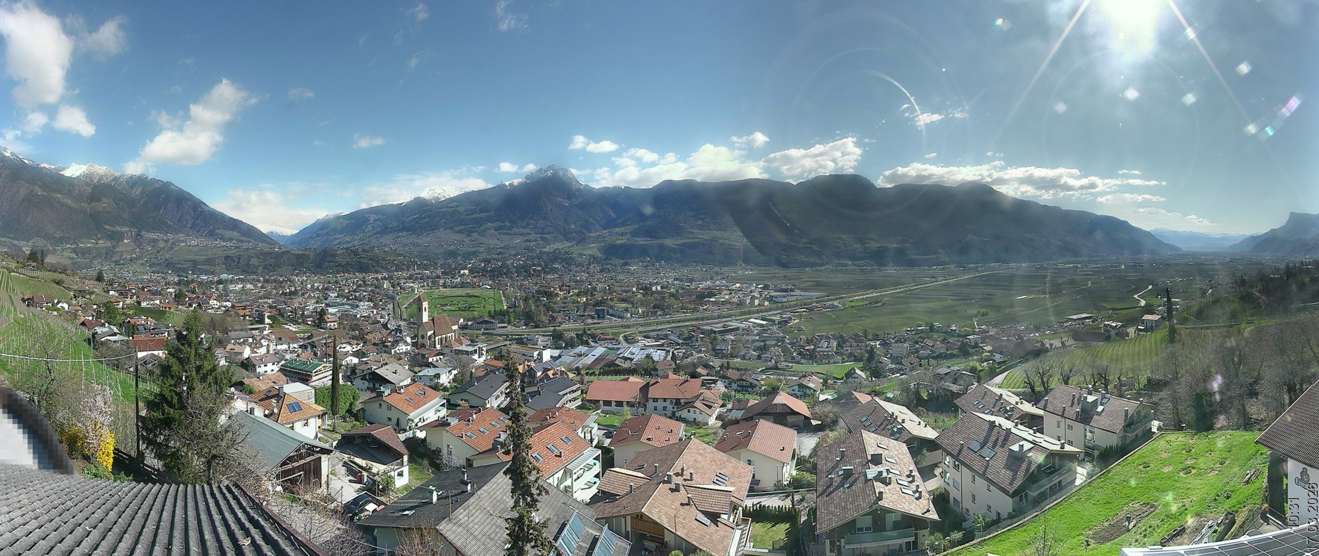 Archiv Foto Webcam Marling - Panorama