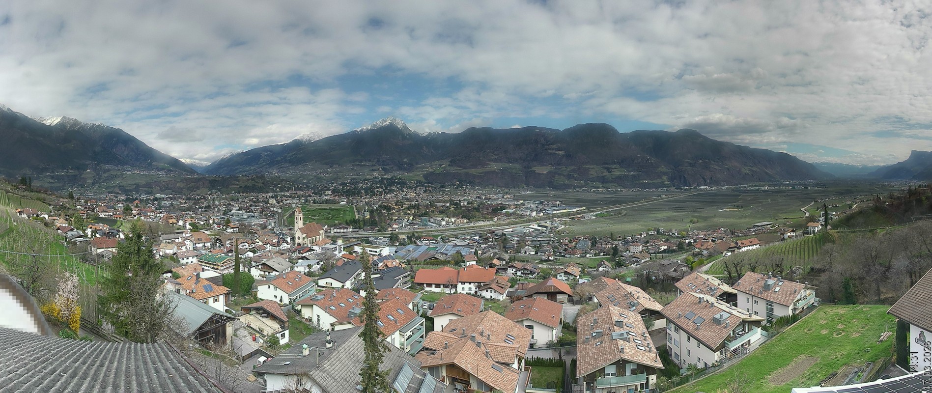 Archiv Foto Webcam Marling - Panorama