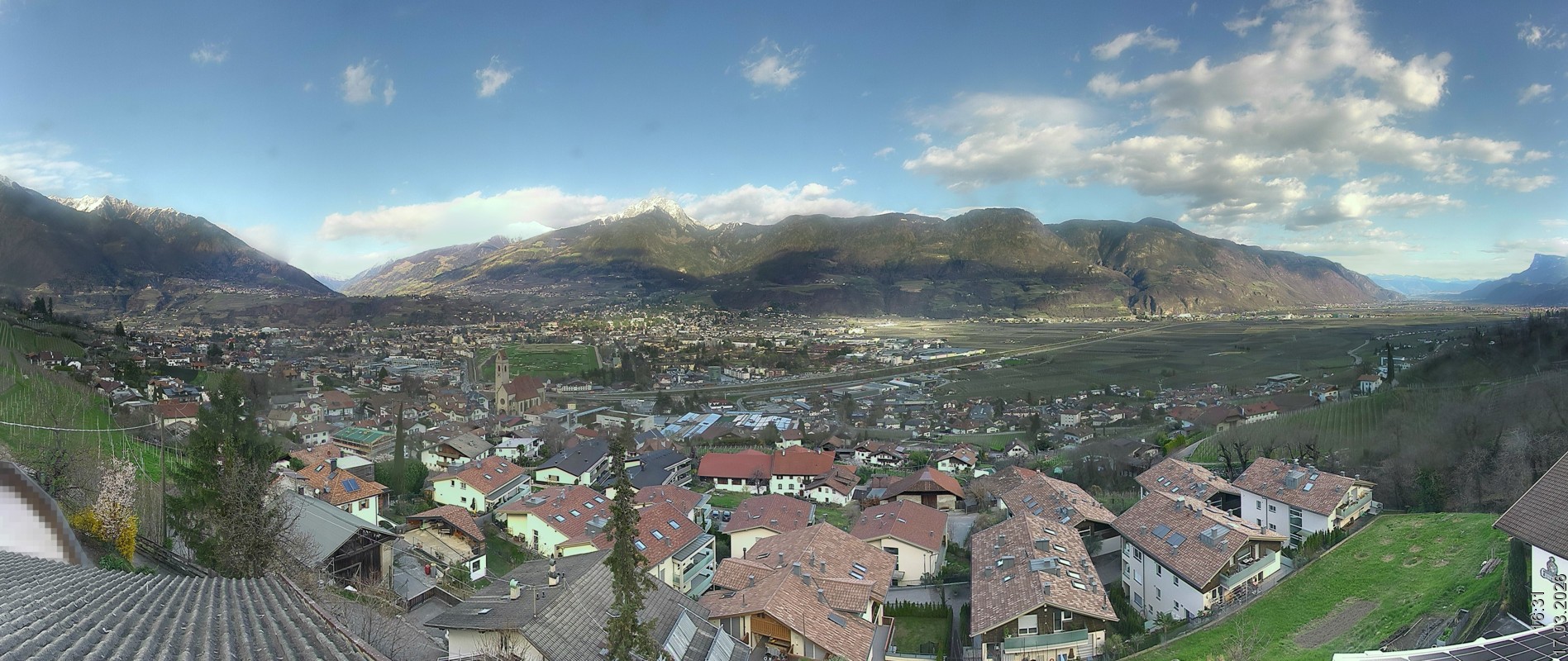 Archiv Foto Webcam Marling - Panorama