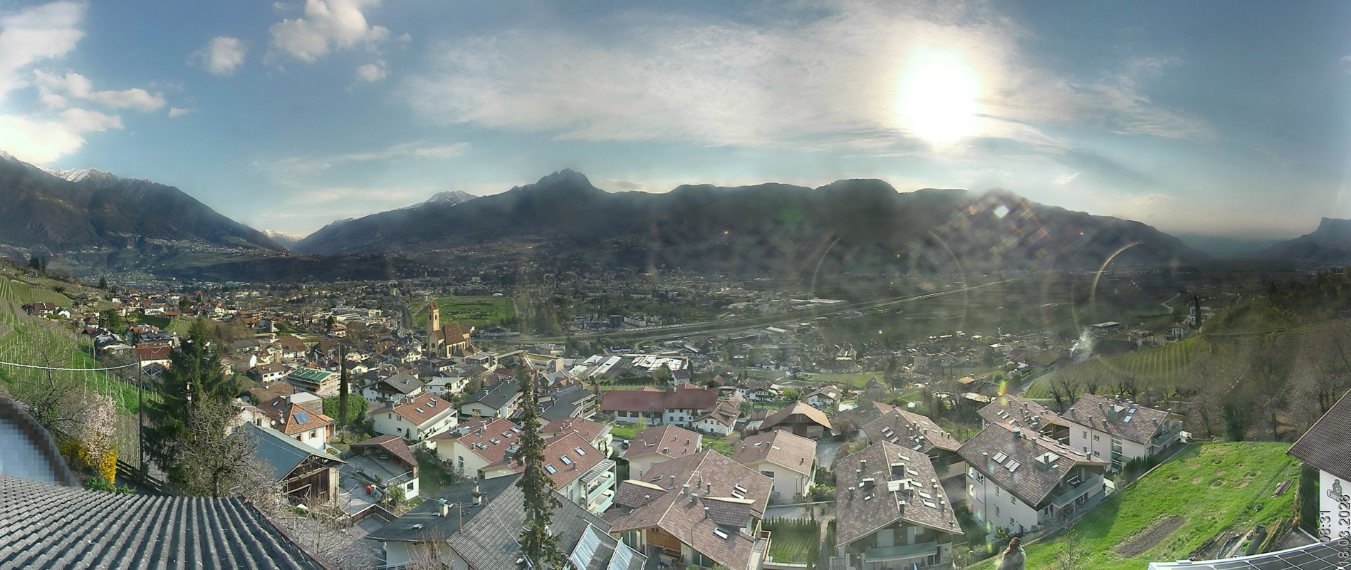 Archiv Foto Webcam Marling - Panorama