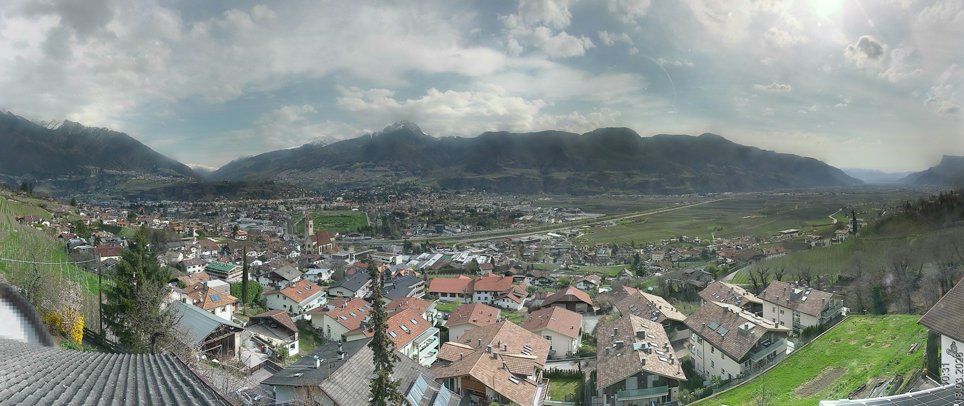 Archiv Foto Webcam Marling - Panorama