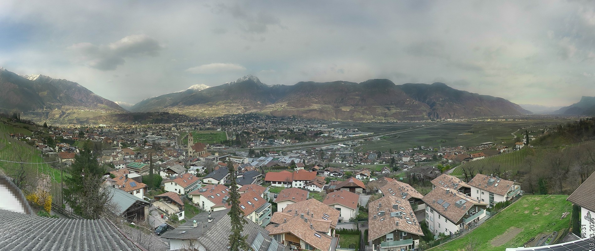 Archiv Foto Webcam Marling - Panorama