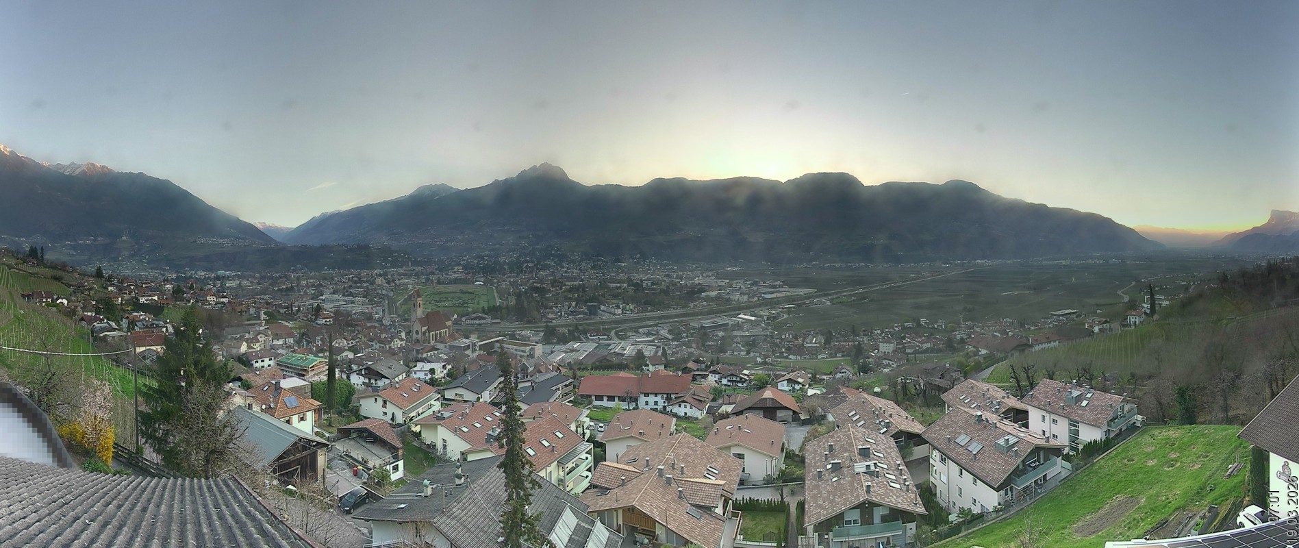 Archiv Foto Webcam Marling - Panorama