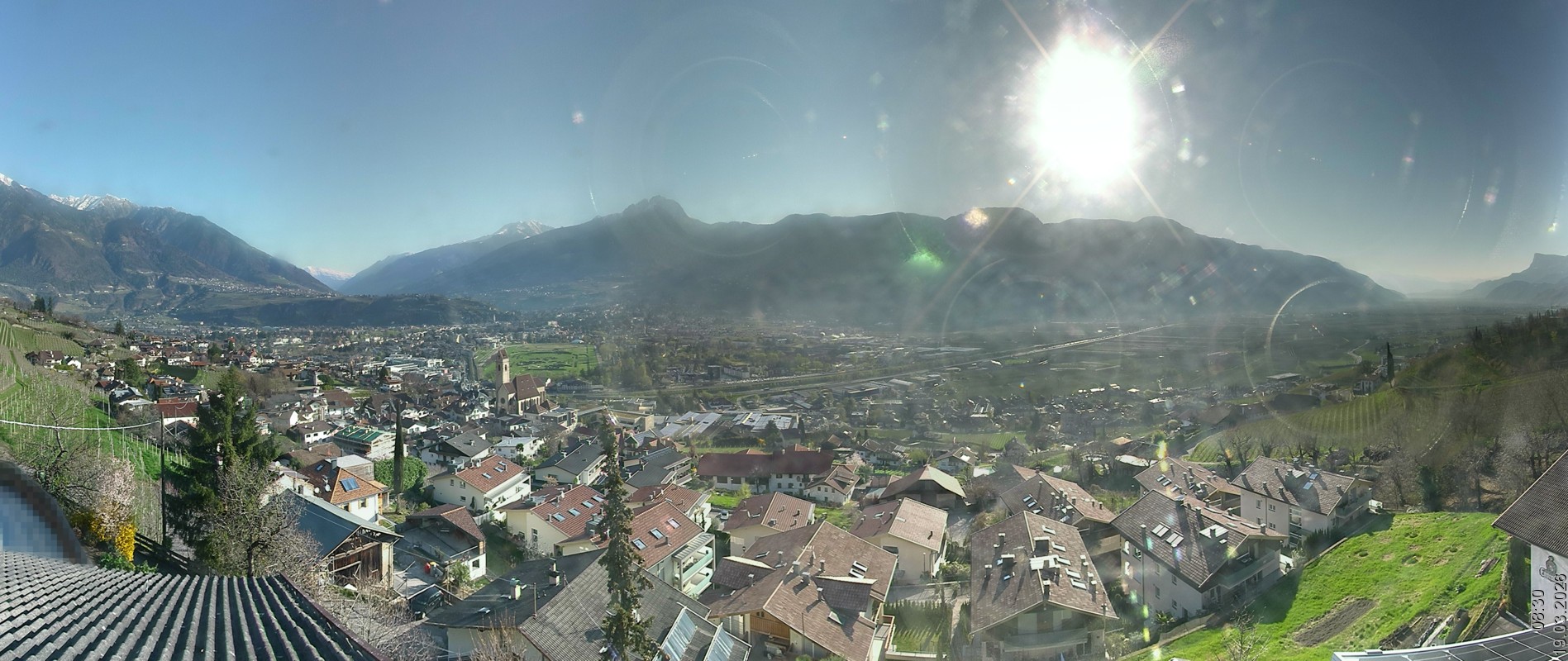 Archiv Foto Webcam Marling - Panorama