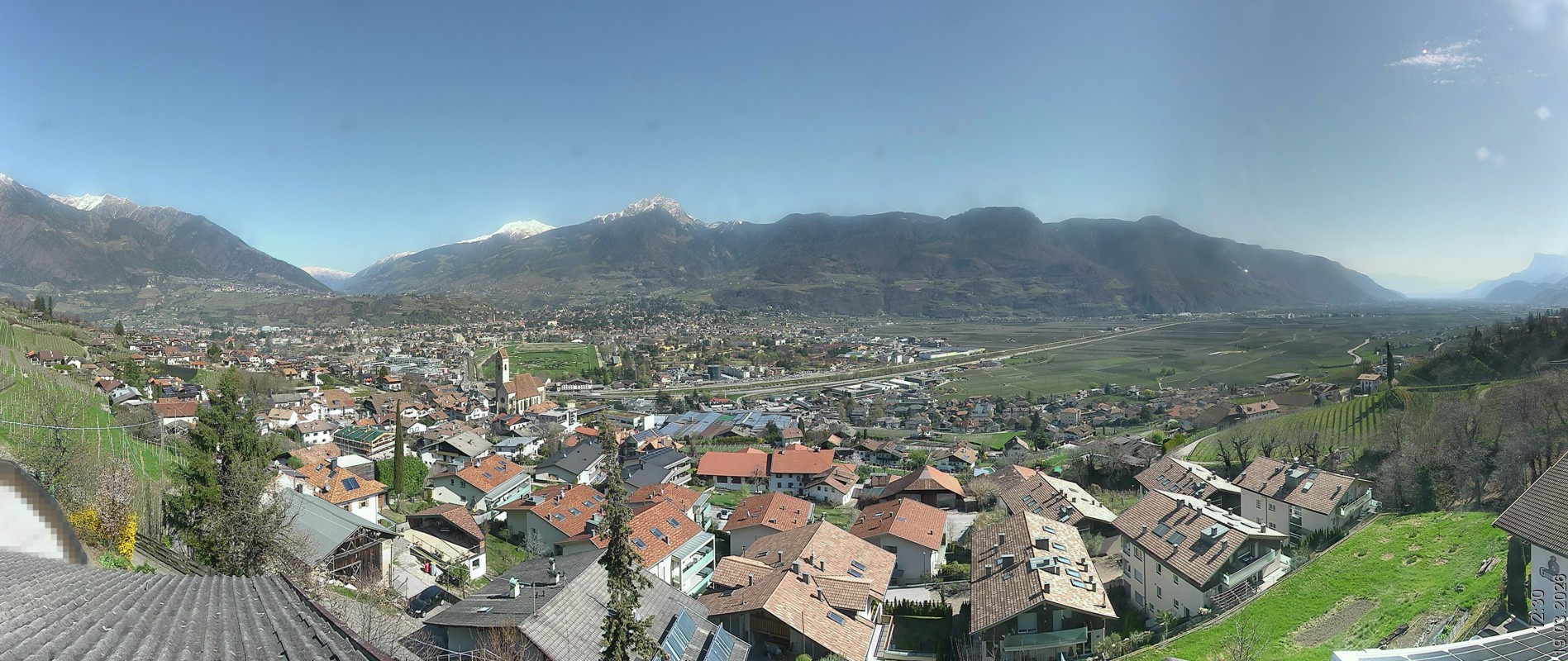 Archiv Foto Webcam Marling - Panorama