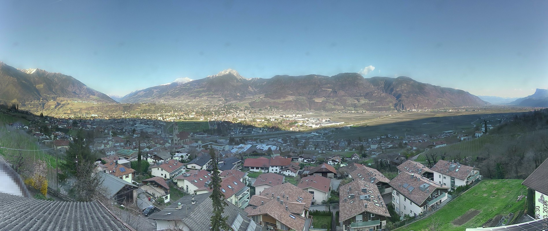 Archiv Foto Webcam Marling - Panorama