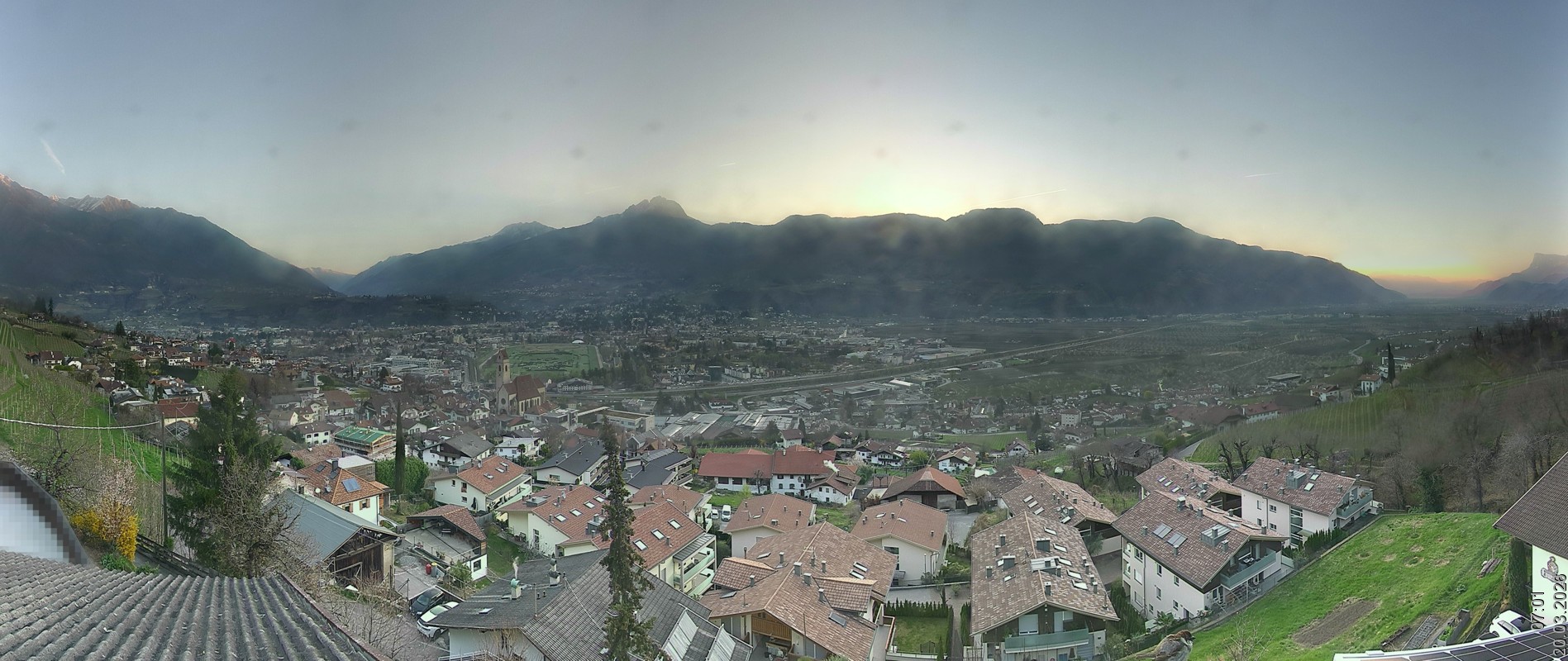 Archiv Foto Webcam Marling - Panorama