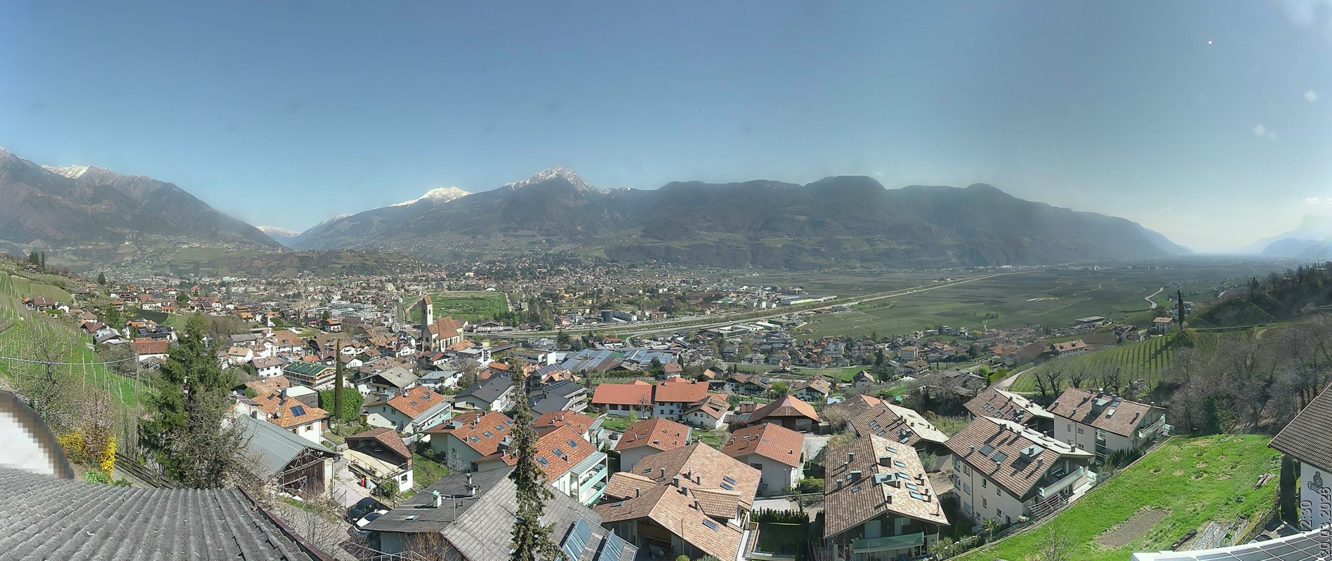 Archiv Foto Webcam Marling - Panorama