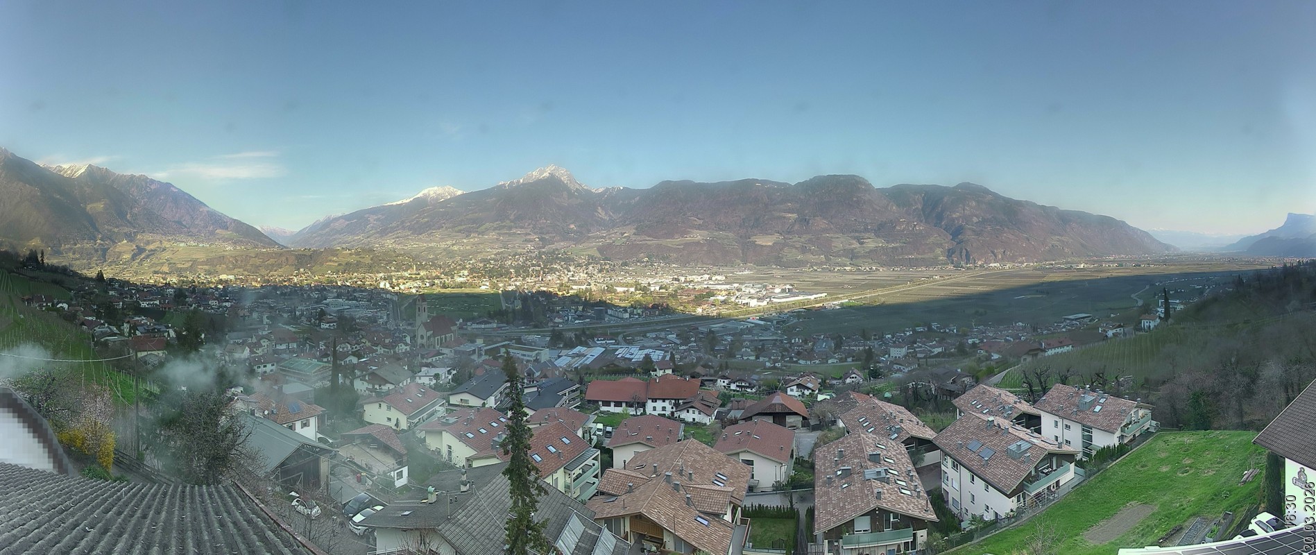 Archiv Foto Webcam Marling - Panorama