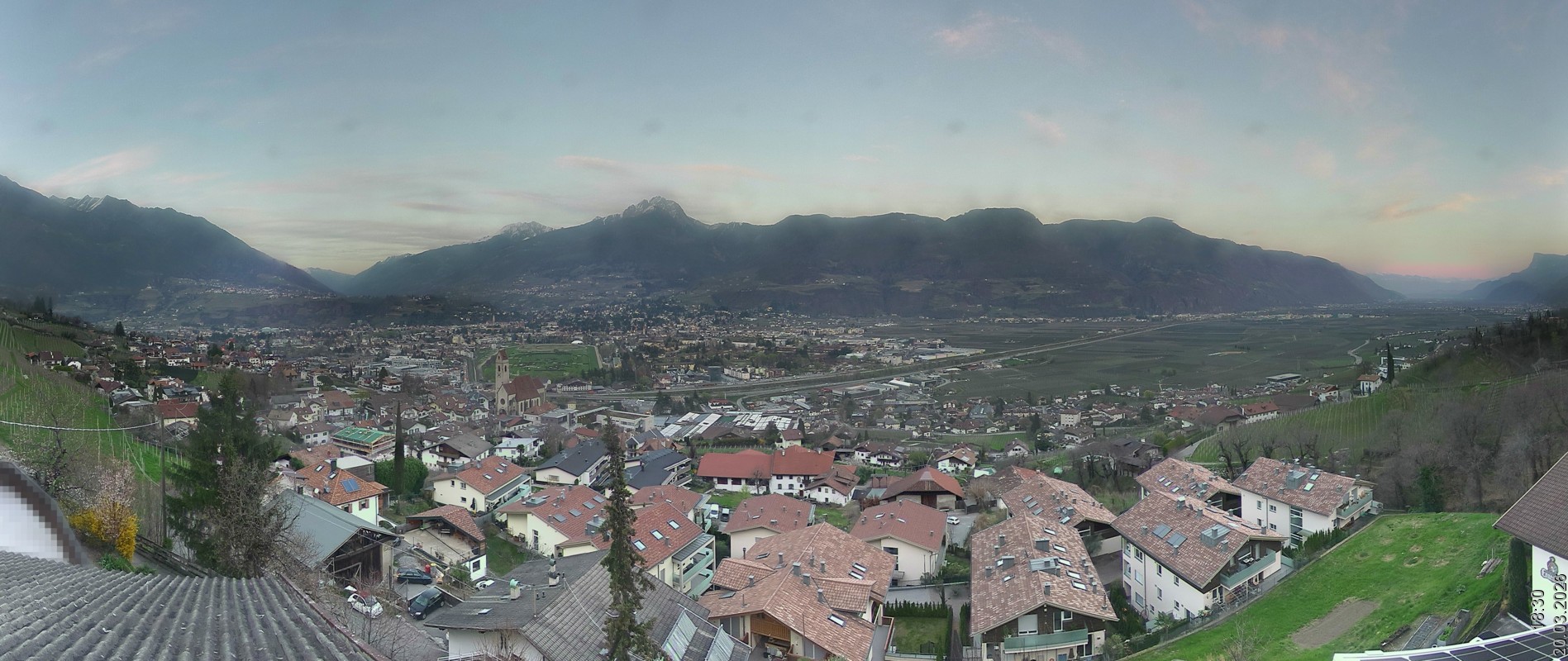 Archiv Foto Webcam Marling - Panorama