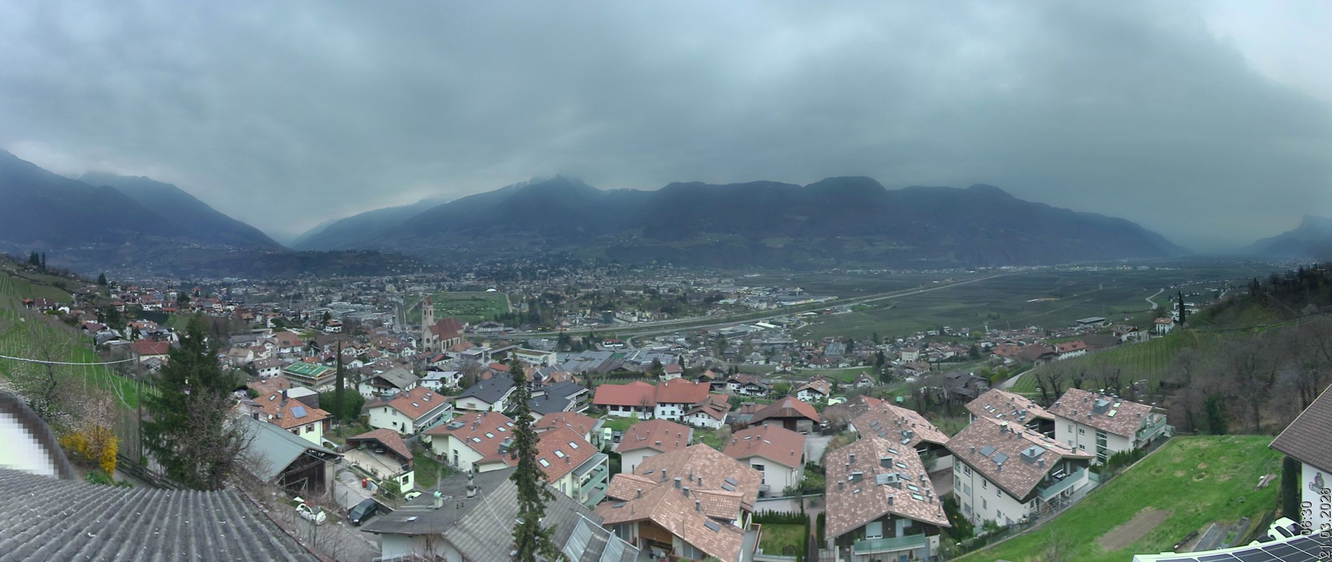 Archiv Foto Webcam Marling - Panorama