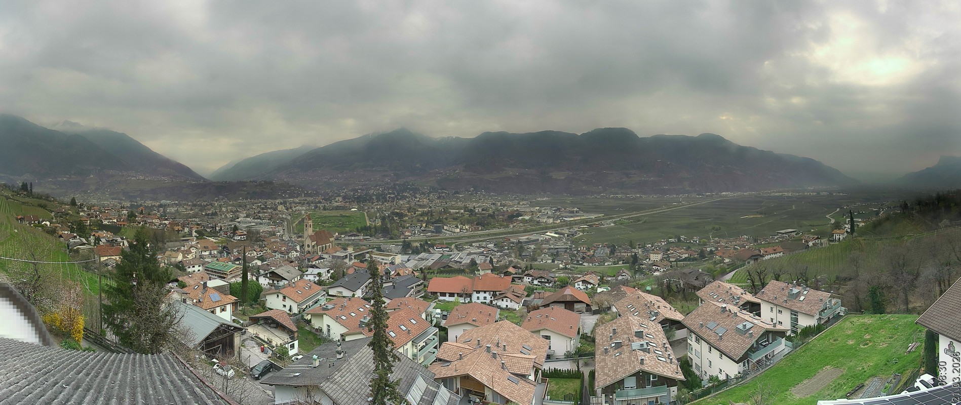 Archiv Foto Webcam Marling - Panorama