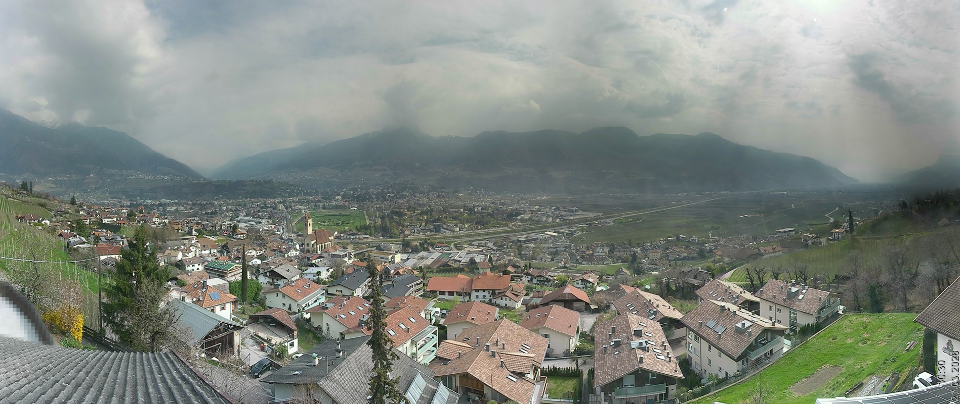 Archiv Foto Webcam Marling - Panorama