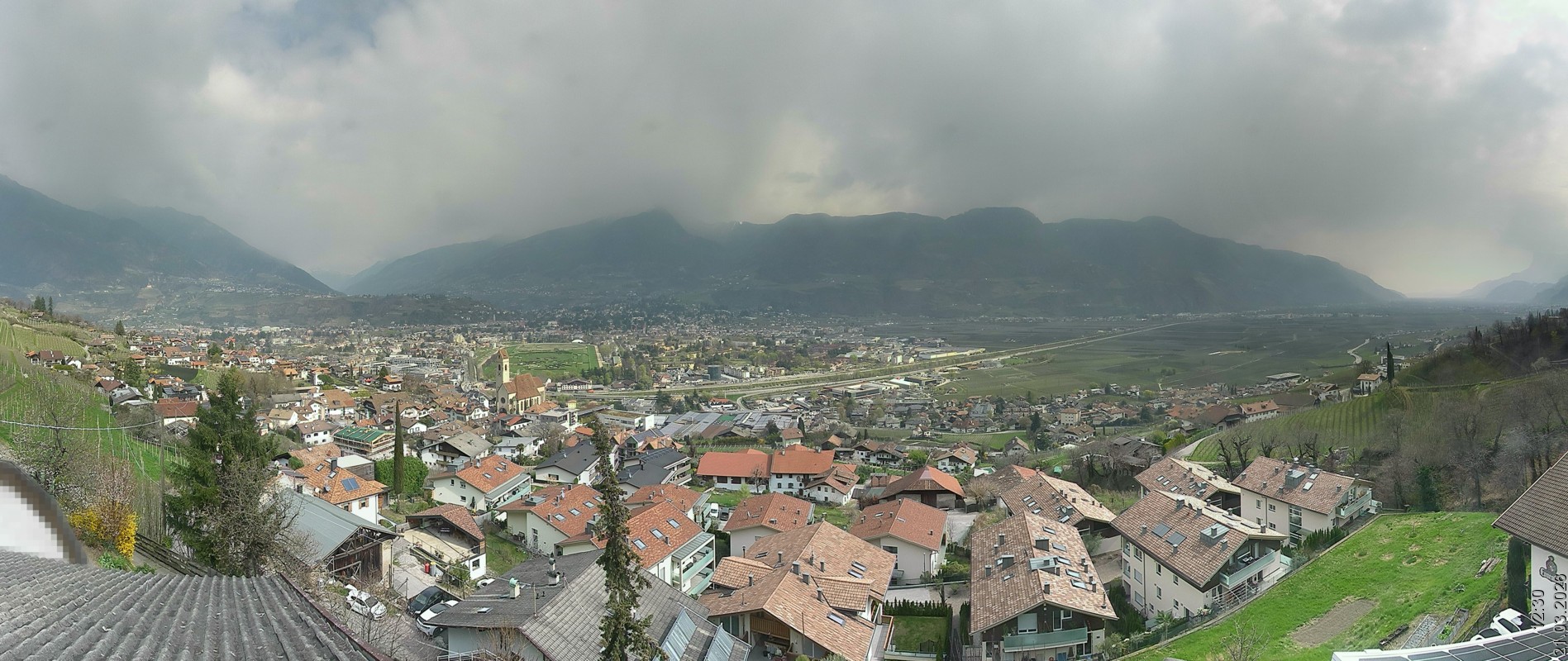 Archiv Foto Webcam Marling - Panorama