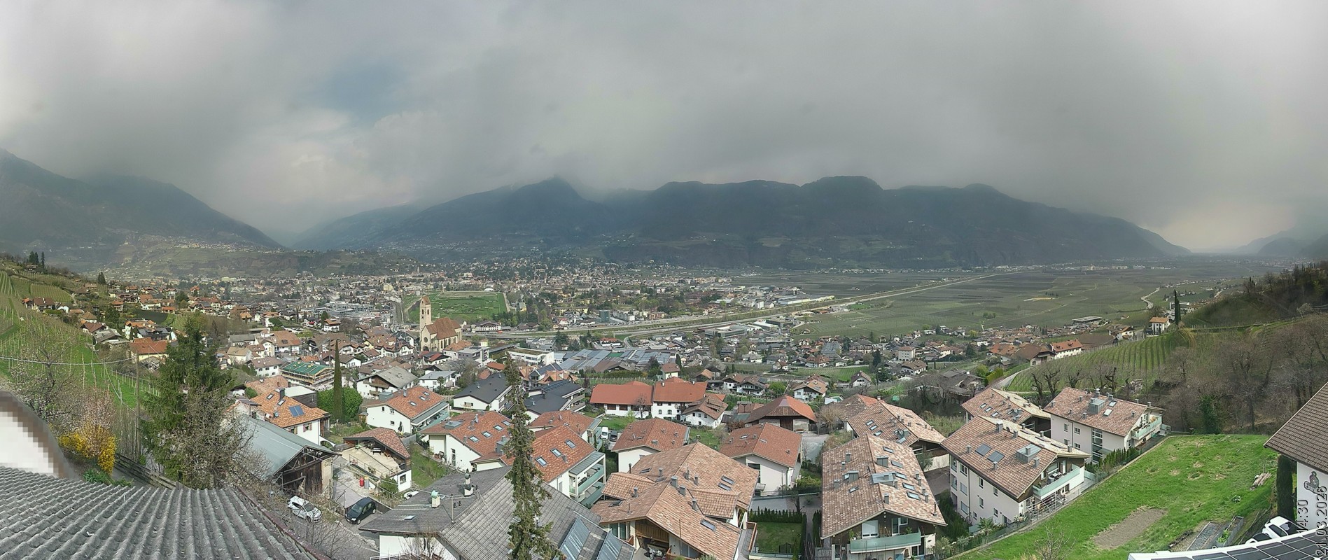 Archiv Foto Webcam Marling - Panorama