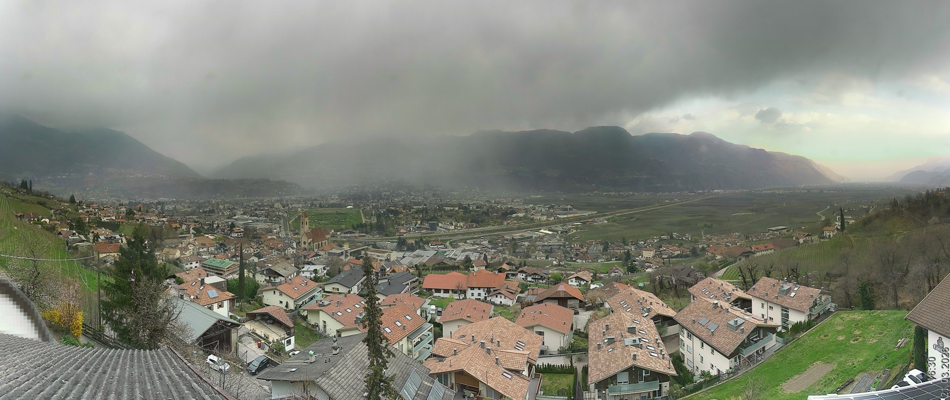 Archiv Foto Webcam Marling - Panorama