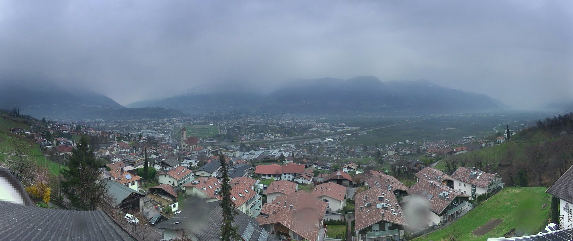 Archiv Foto Webcam Marling - Panorama