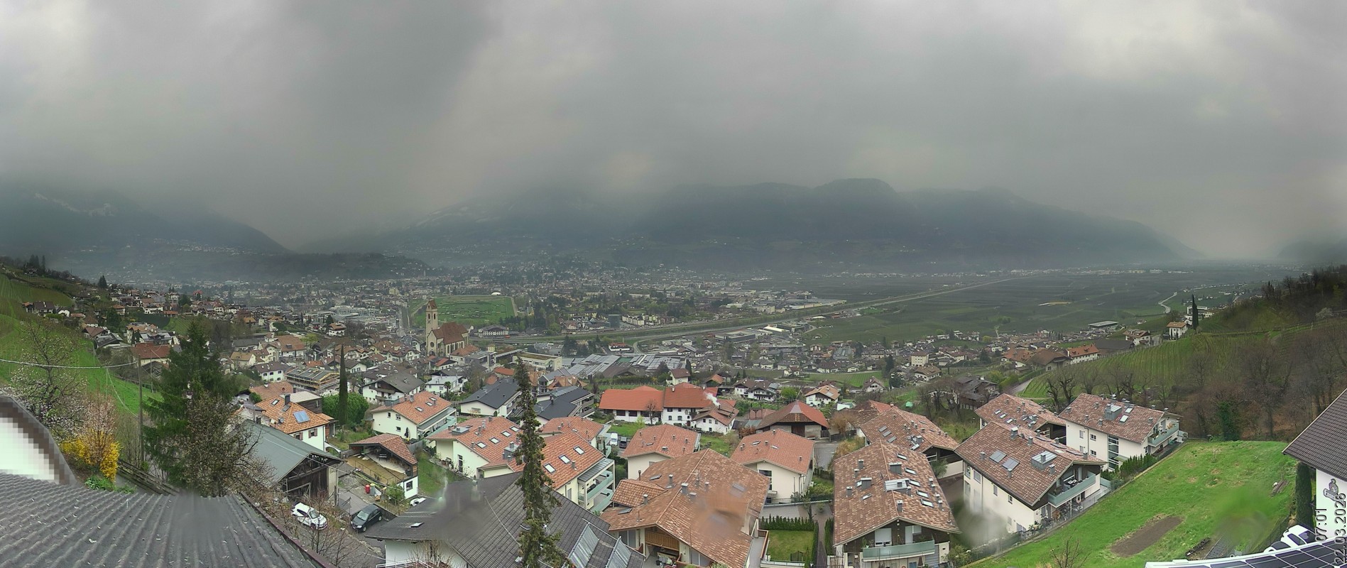 Archiv Foto Webcam Marling - Panorama
