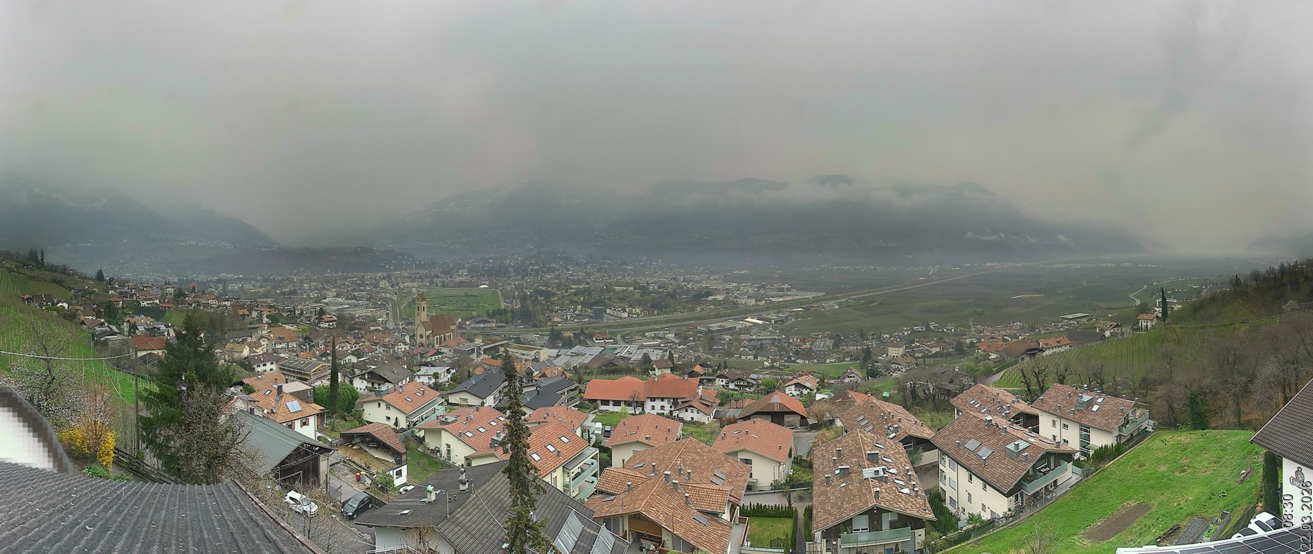 Archiv Foto Webcam Marling - Panorama