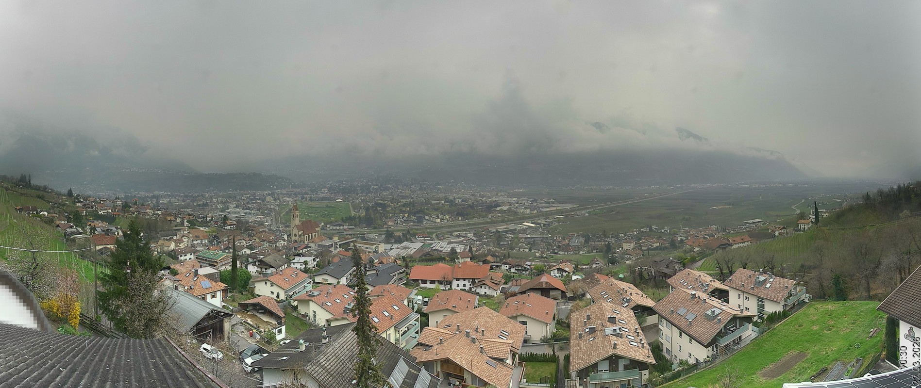 Archiv Foto Webcam Marling - Panorama