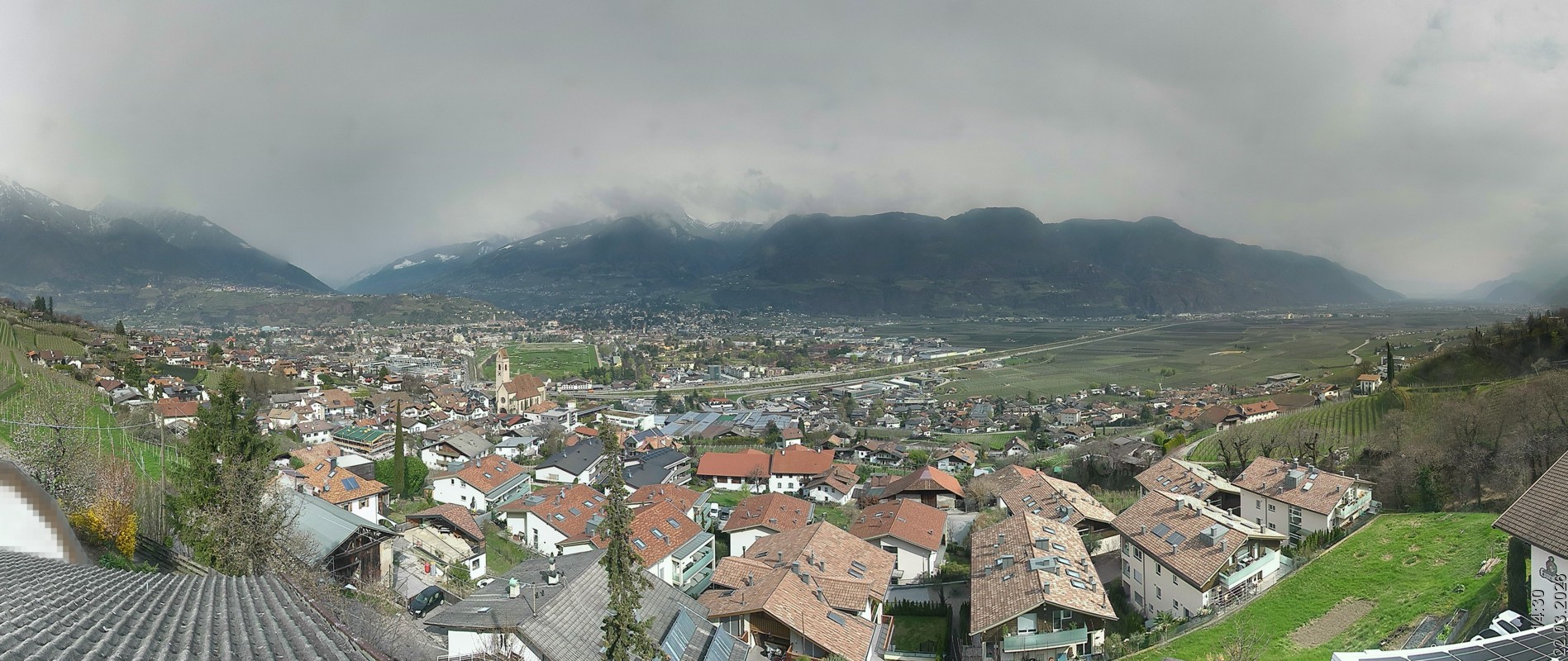 Archiv Foto Webcam Marling - Panorama