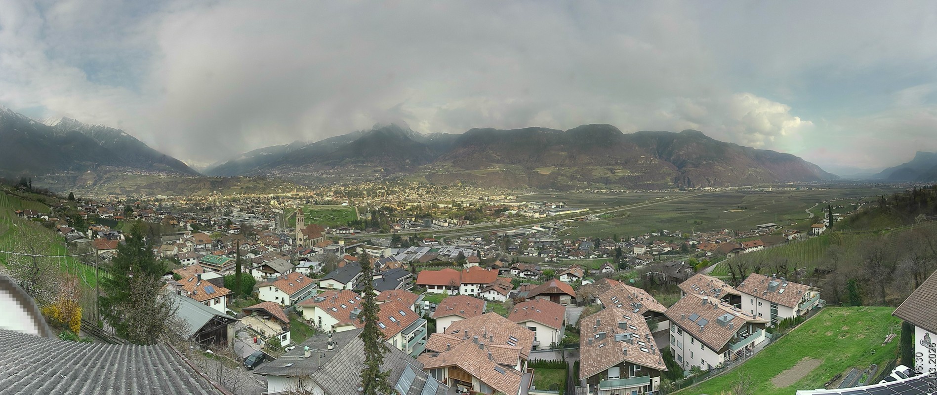 Archiv Foto Webcam Marling - Panorama