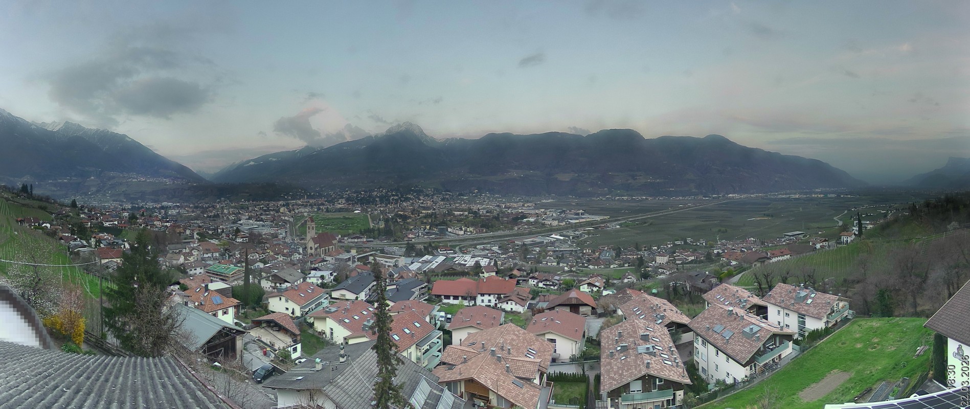 Archiv Foto Webcam Marling - Panorama