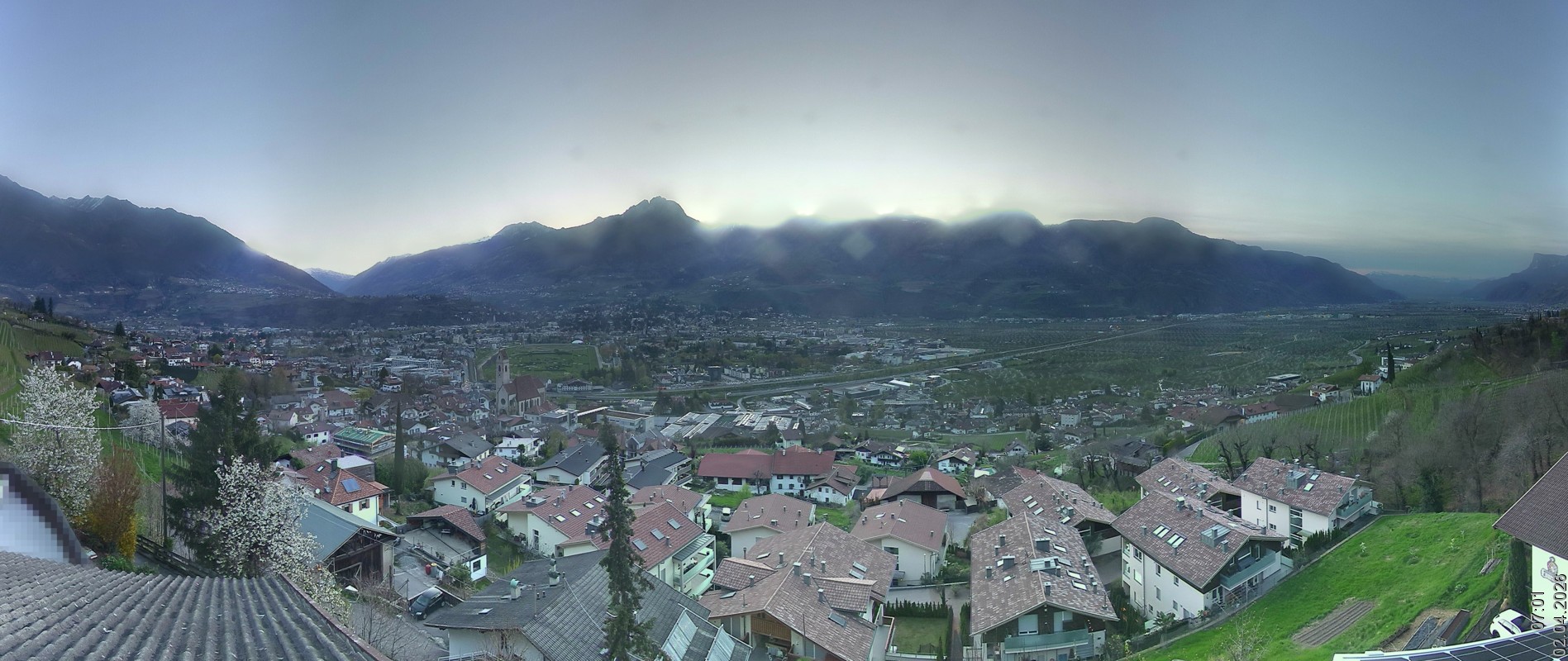 Archiv Foto Webcam Marling - Panorama