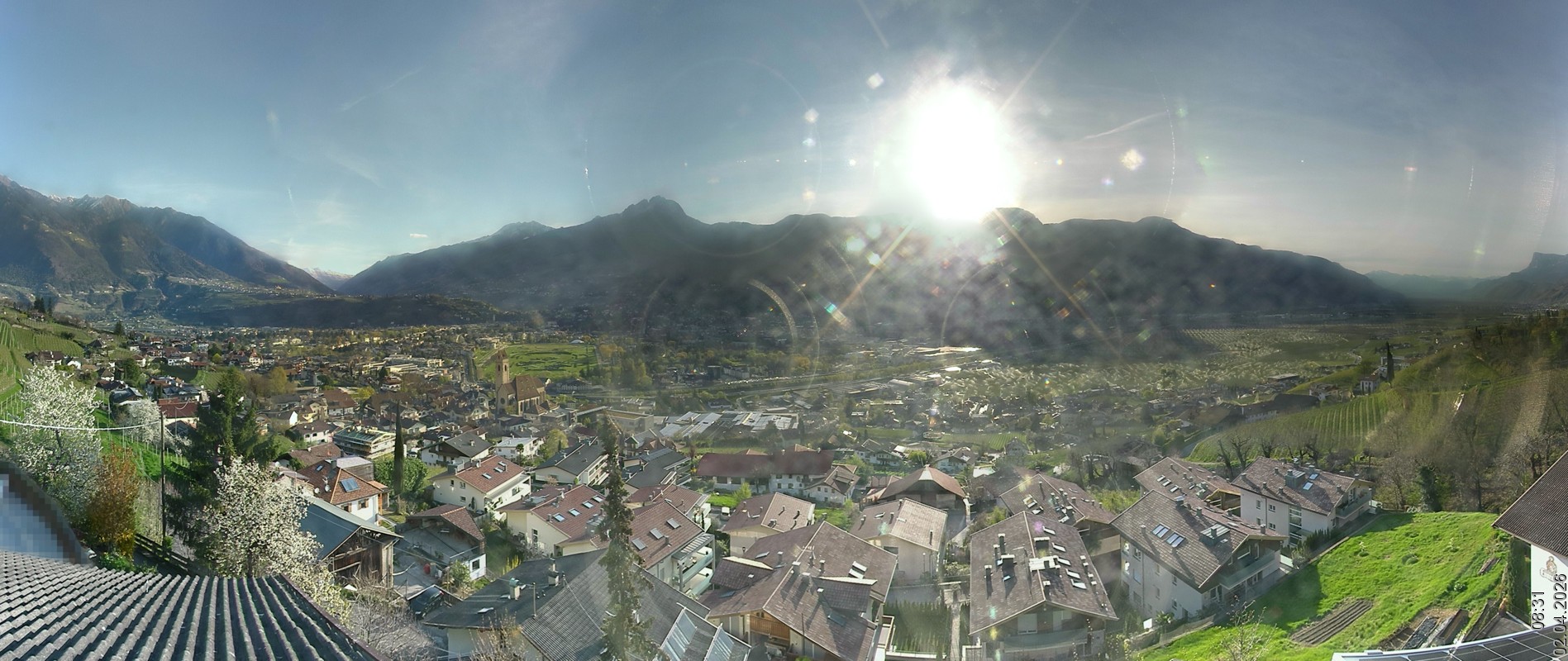 Archiv Foto Webcam Marling - Panorama