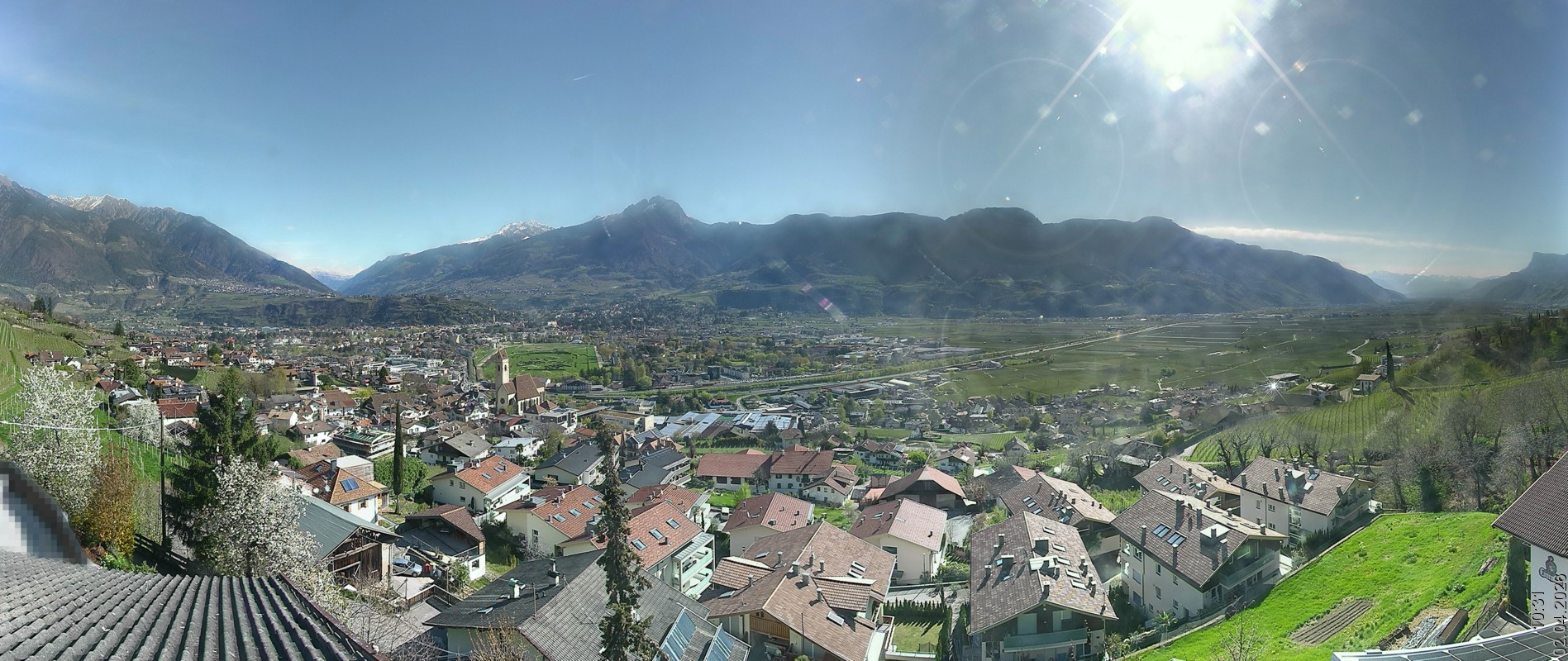 Archiv Foto Webcam Marling - Panorama