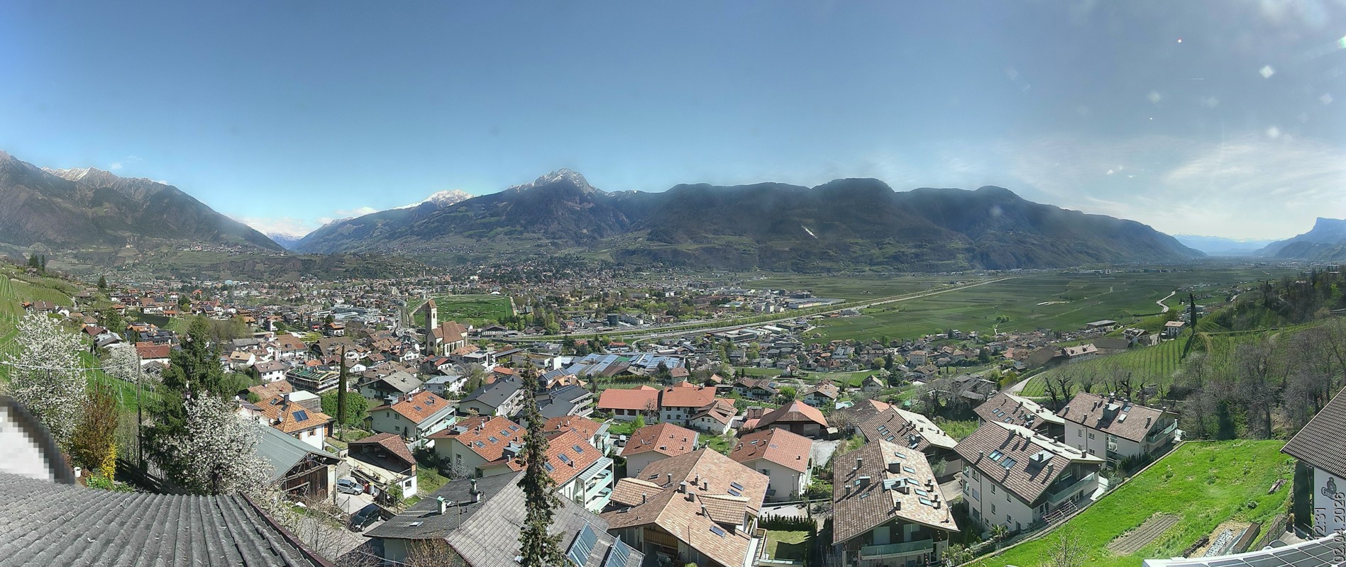 Archiv Foto Webcam Marling - Panorama