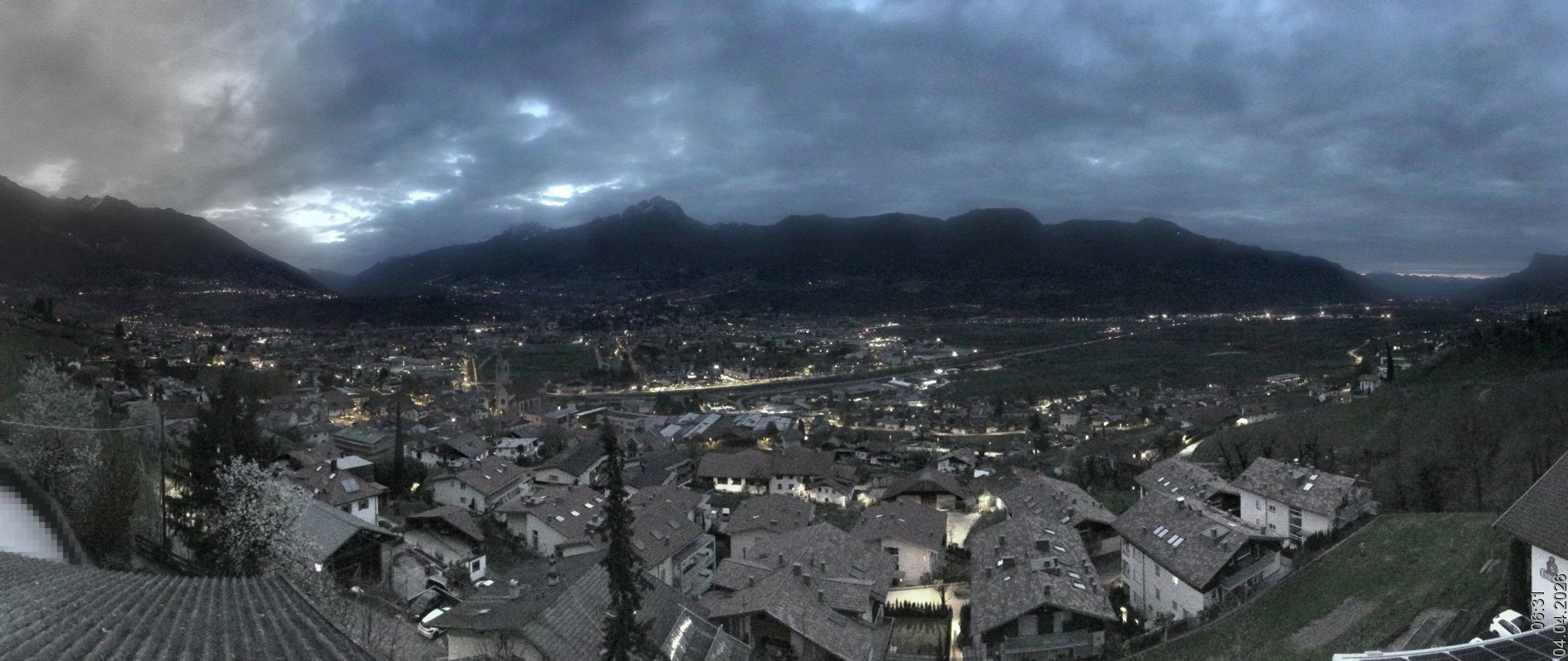 Archiv Foto Webcam Marling - Panorama