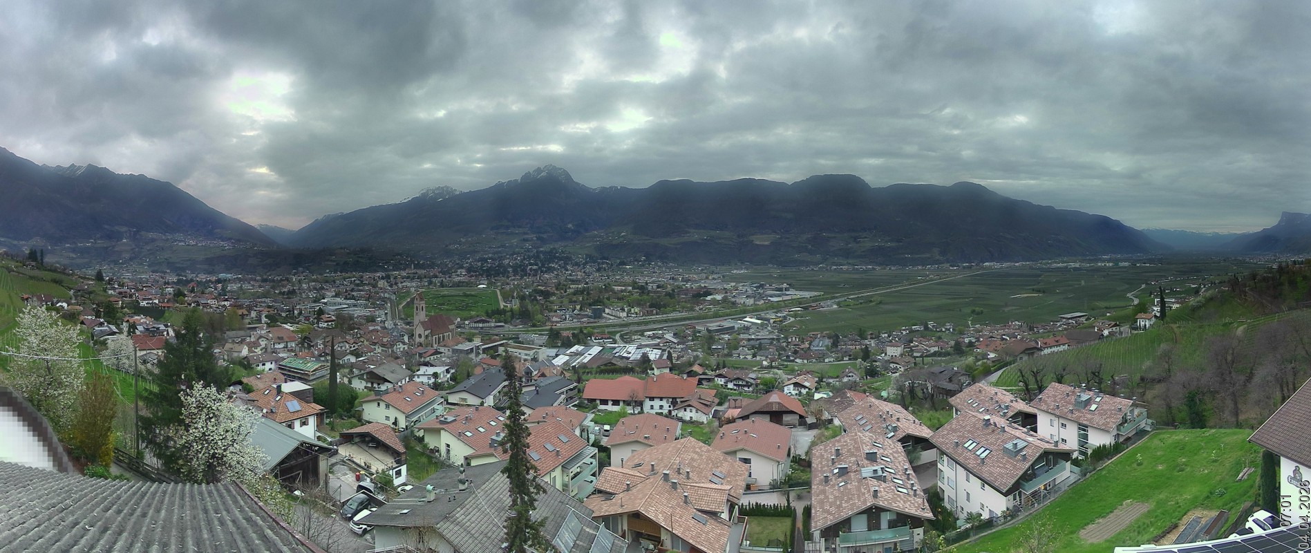 Archiv Foto Webcam Marling - Panorama