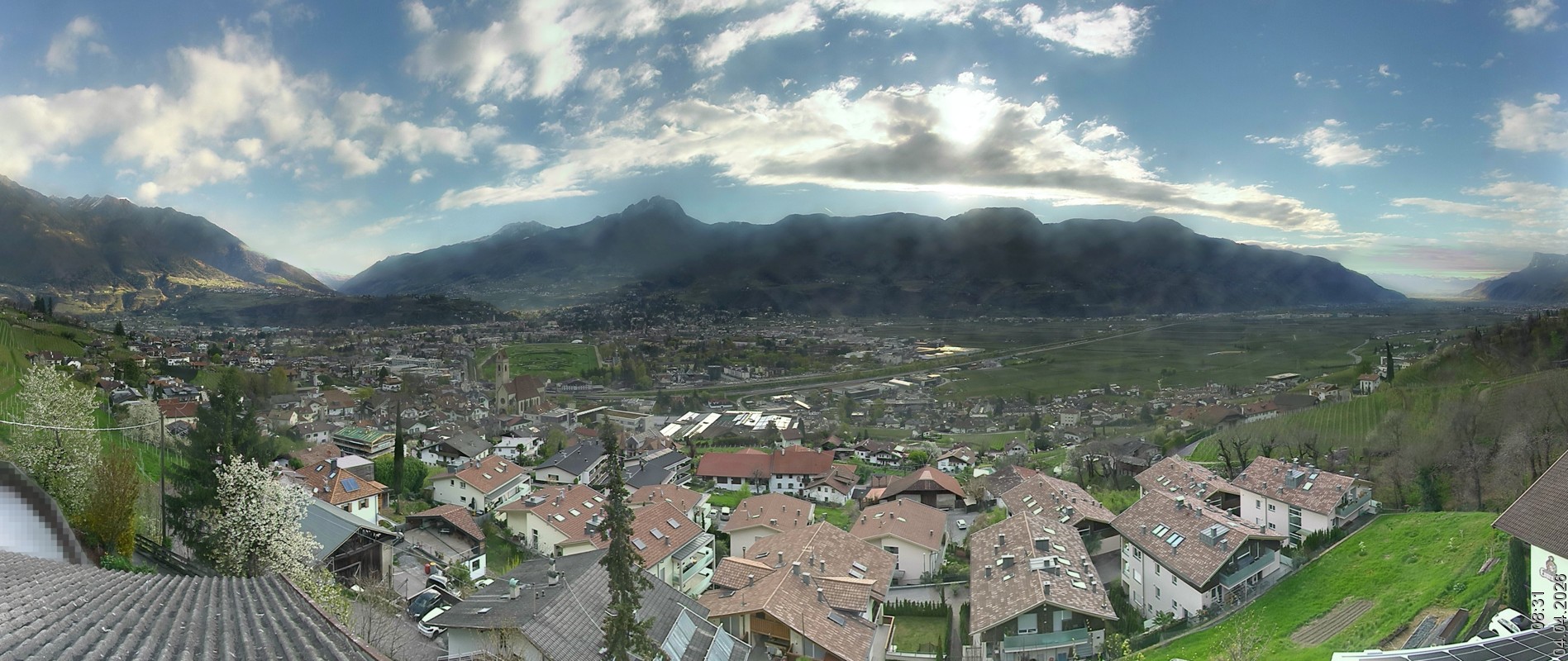 Archiv Foto Webcam Marling - Panorama