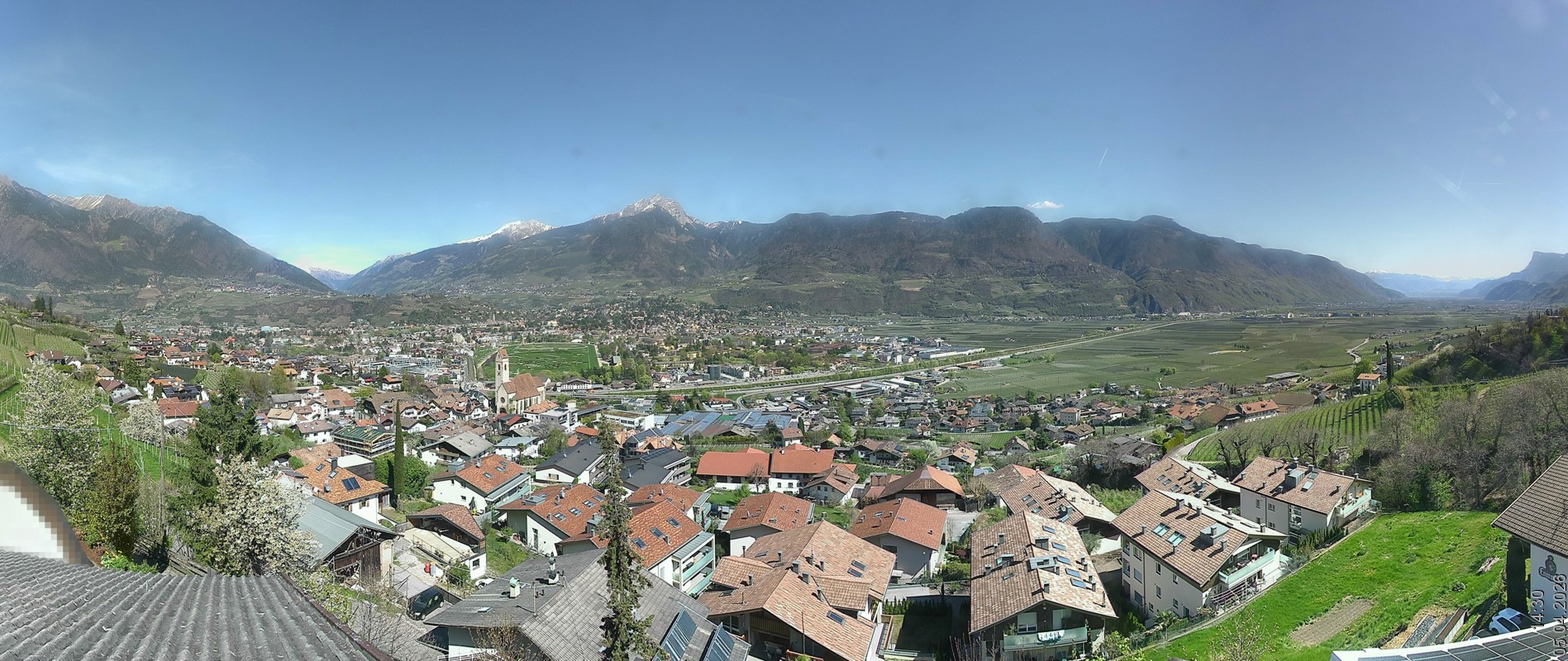 Archived image Webcam Marling - South Tyrol