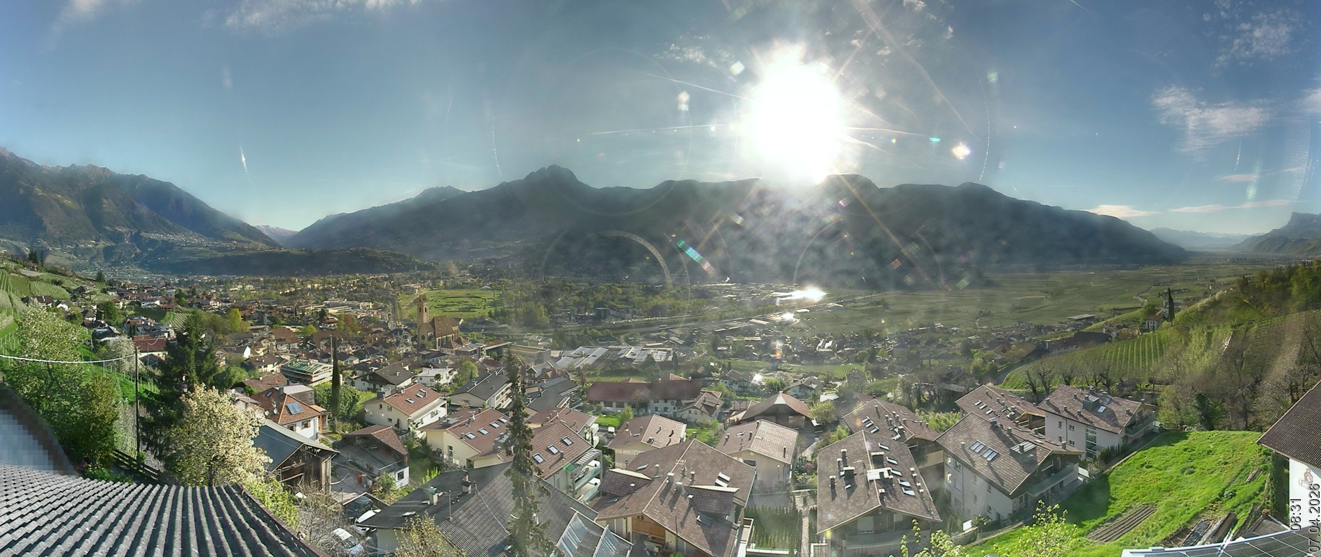 Archived image Webcam Marling - South Tyrol