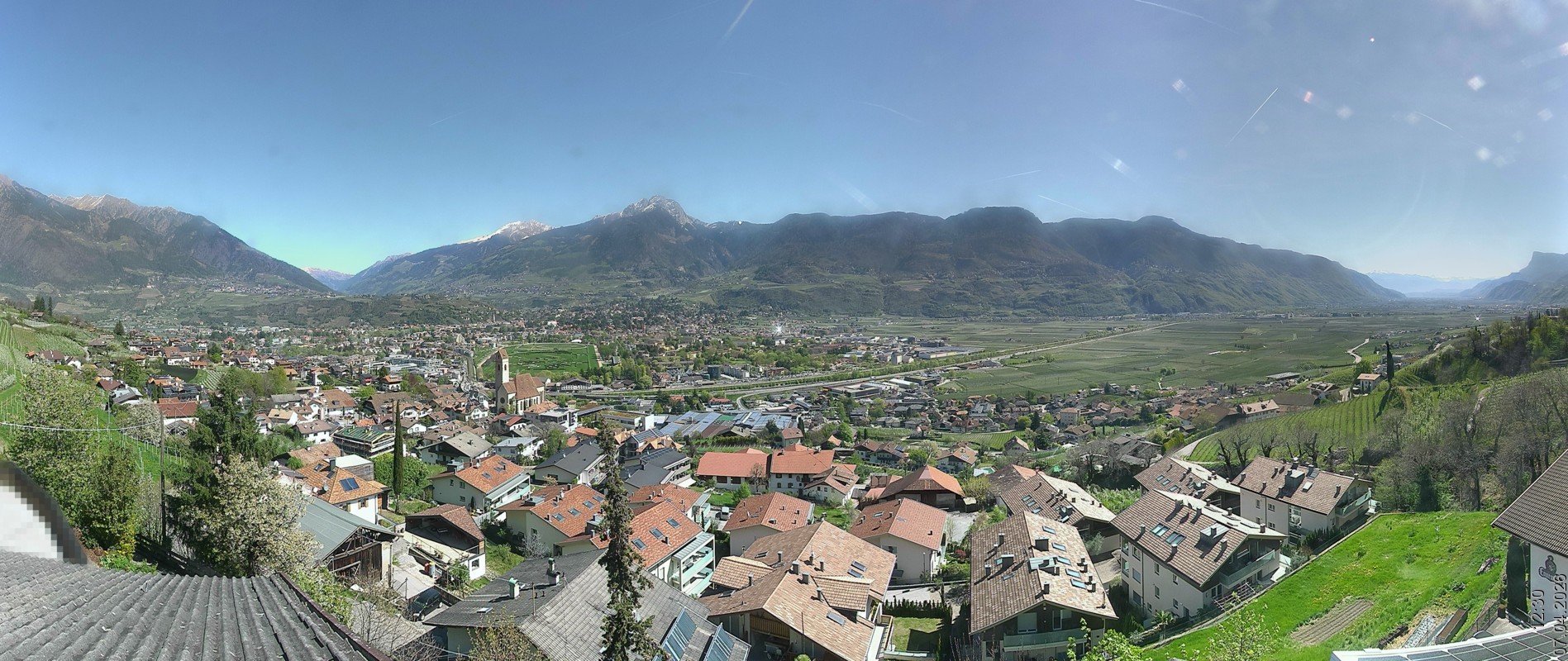 Archiv Foto Webcam Marling - Panorama