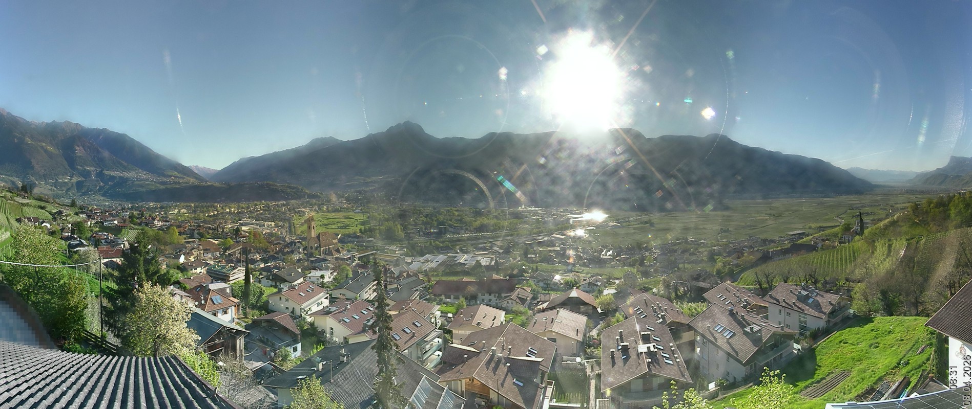 Archiv Foto Webcam Marling - Panorama